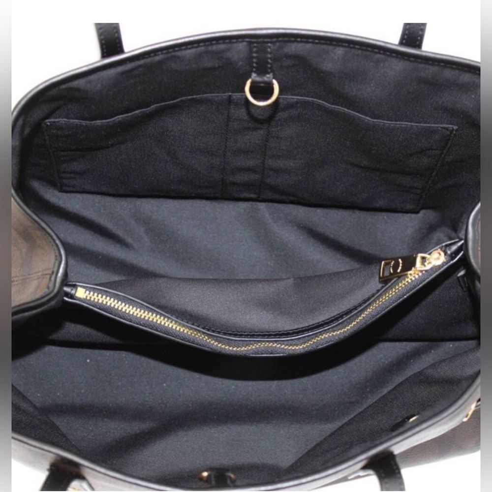 Coach Signature Brown Canvas Tote‎ Bag WITH Matching Wallet - Picture 5 of 9